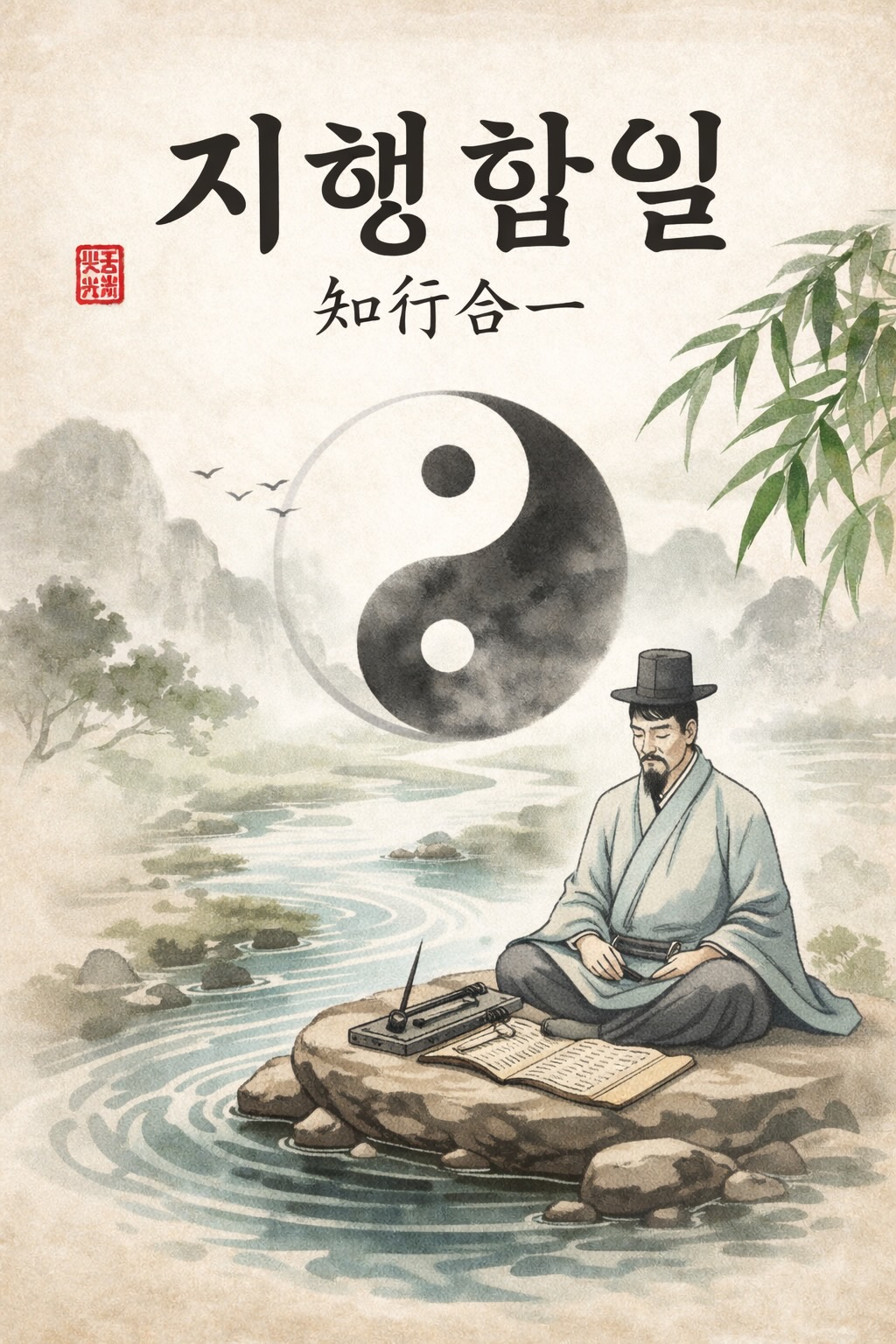 지행합일 사자성어 이미지