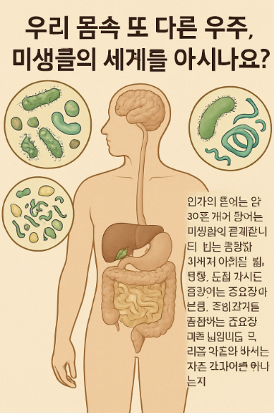 우리 몸속 또 다른 우주, 미생물의 세계를 아시나요?