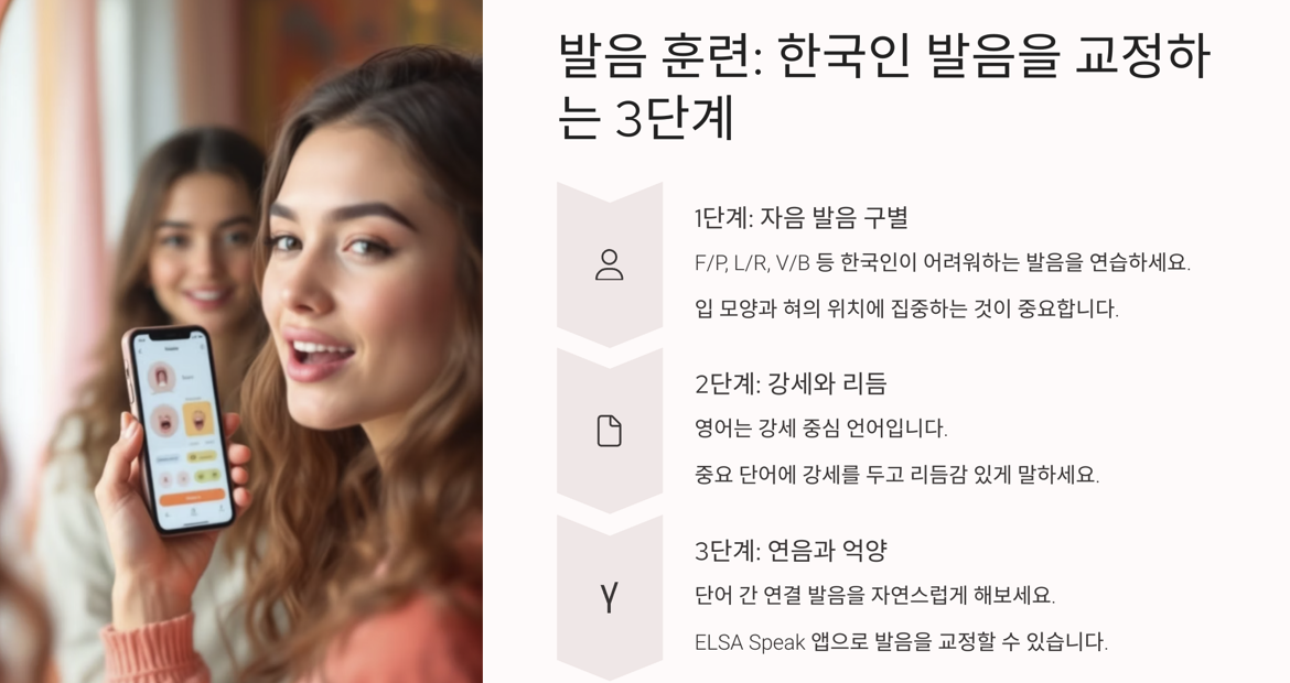 발음 교정 훈련 3단계