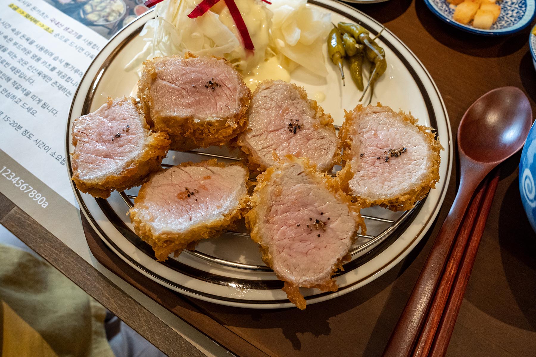 오시우 안심카츠와 냉소바