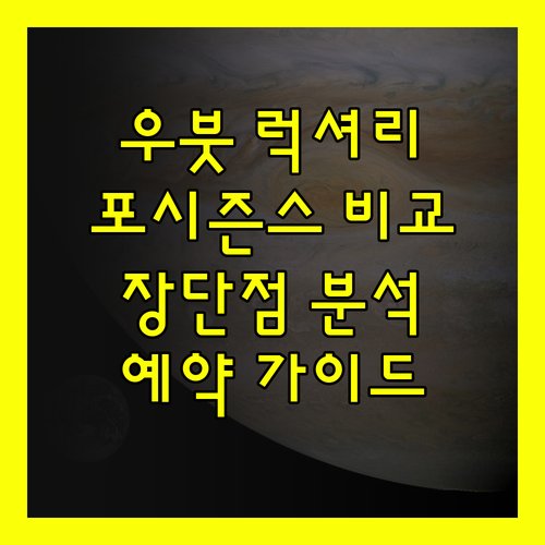 우붓 럭셔리 리조트 선택 가이드 포시