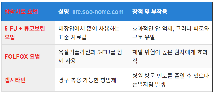 항암치료: 재발 위험을 낮추기 위한 보조적 치료