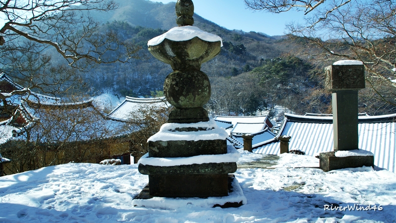 송광사 설경(松廣寺 雪景)