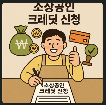 소상공인 크레딧 신청