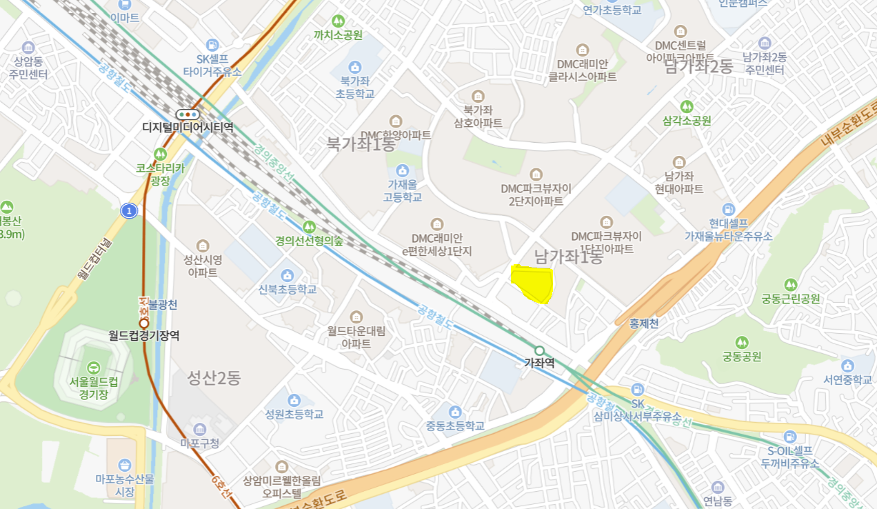 가재울8구역 위치