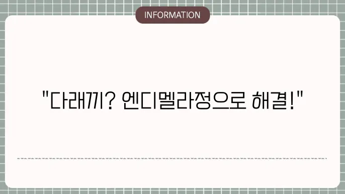 약국 다래끼야 엔디멜라정 후기, 다래끼 원인 치료