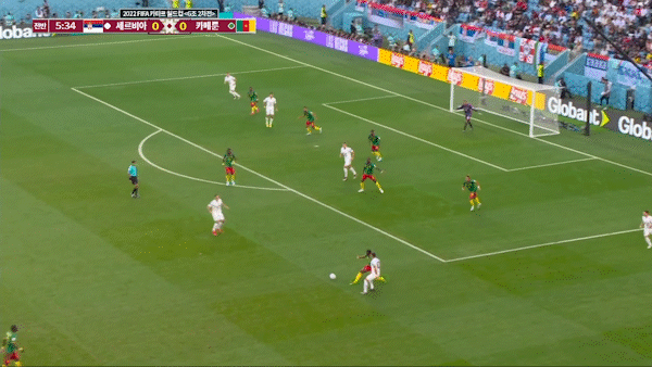 초반부터 밀어붙이는 세르비아