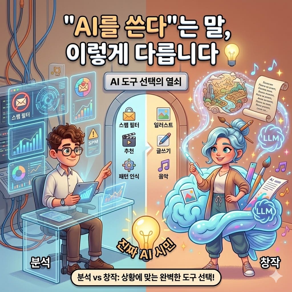 "AI를 쓴다"는 말, 이렇게 다릅니다