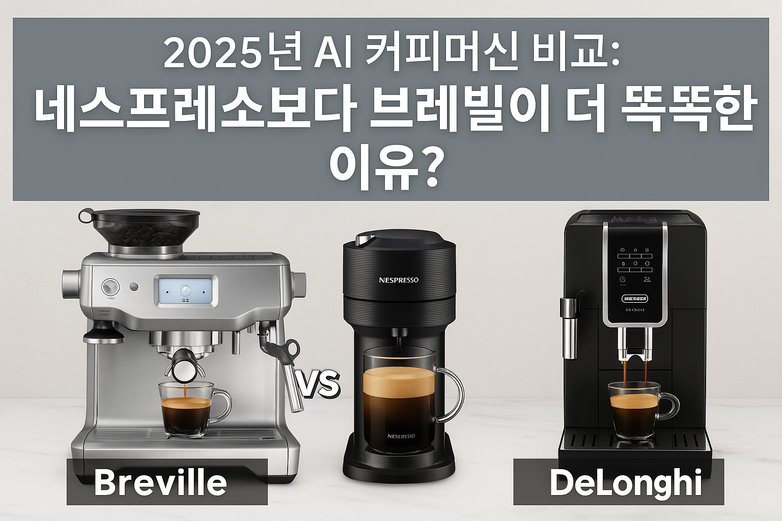 커피머신 비교 분석