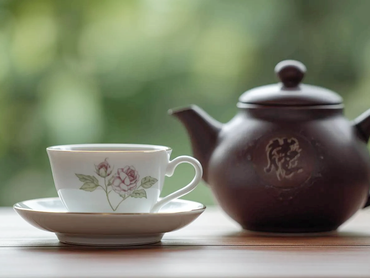 보이차 소량으로 마심