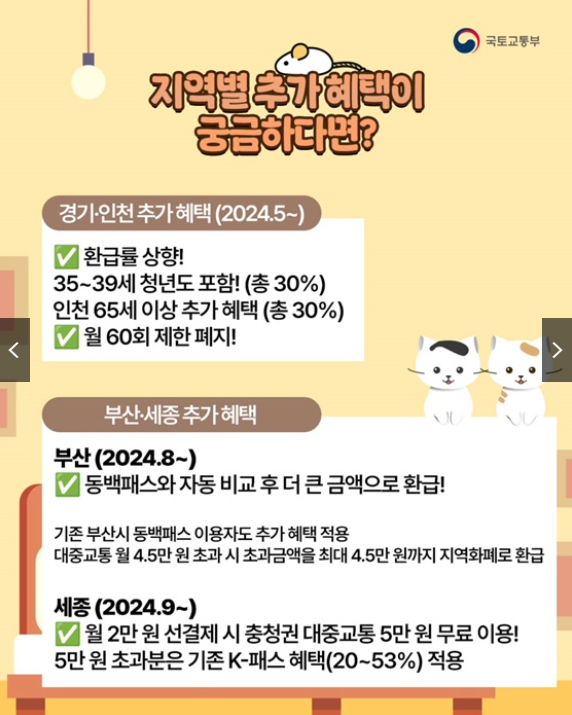 K패스 지역별 추가 혜택3