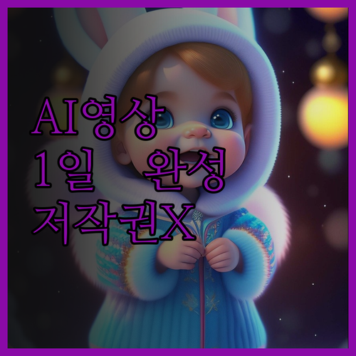 저작권 걱정 없는 AI 홍보 영상,