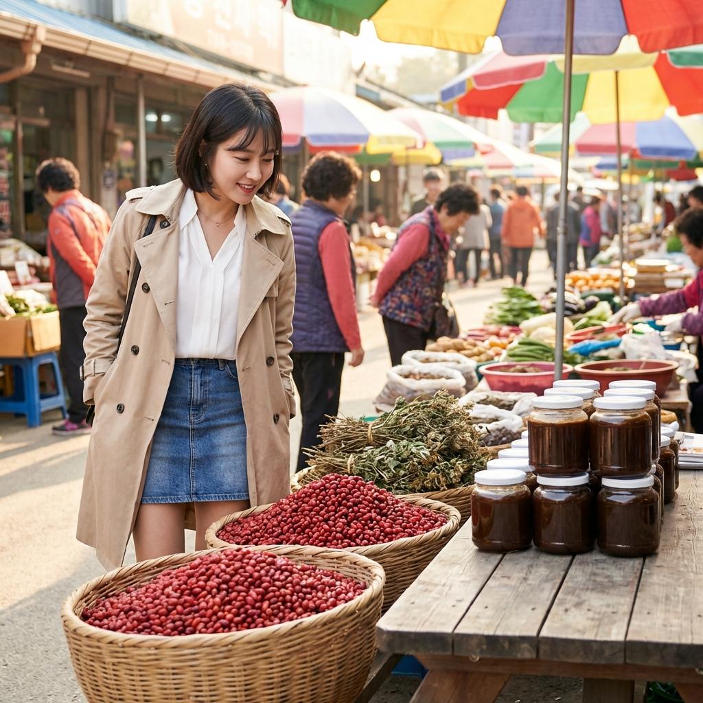 구례 5일장에서 꼭 사야 할 특산물 BEST 3 (산수유조청 등)