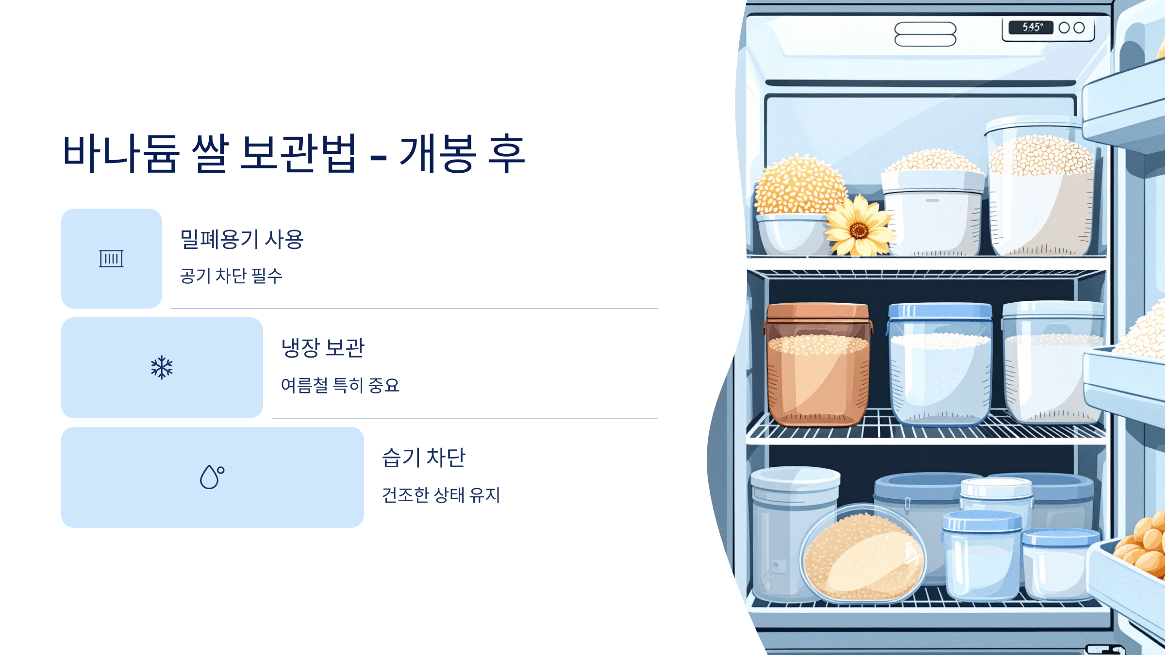 바나듐 쌀 사진입니다.