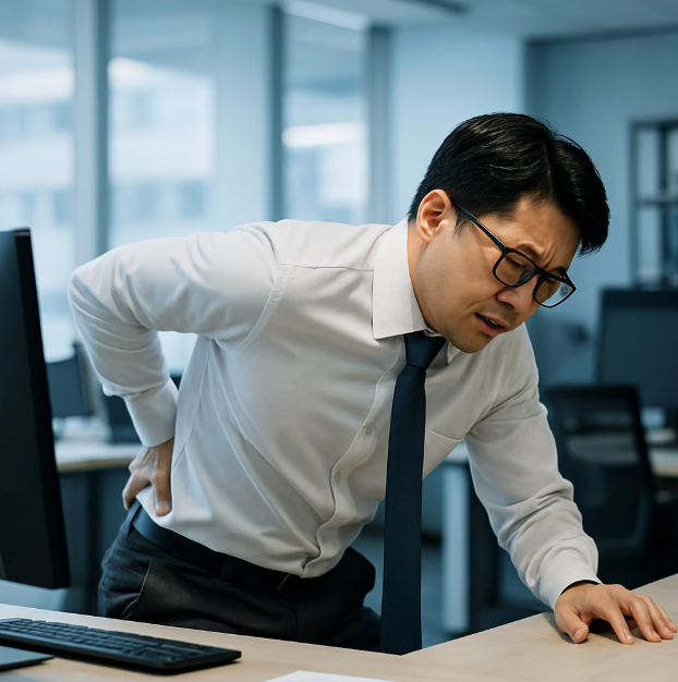 특정 자세에서 심해지는 불편함