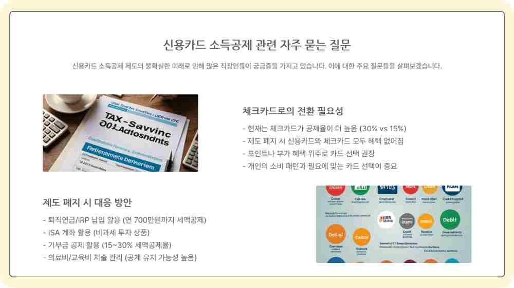 신용카드 소득공제 혜택 종료 - 연간 4조 혜택 올해가 마지막?