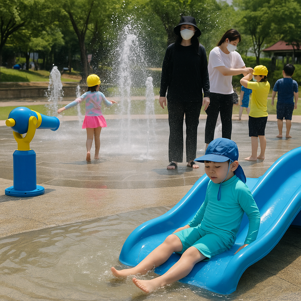 의정부 백석천 물놀이터