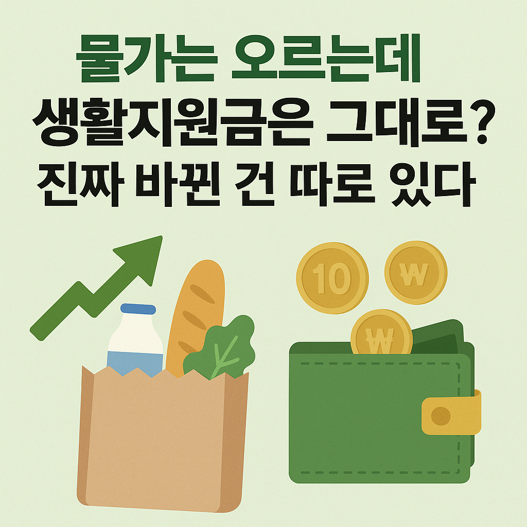 물가상승,생활지원금,복지정책