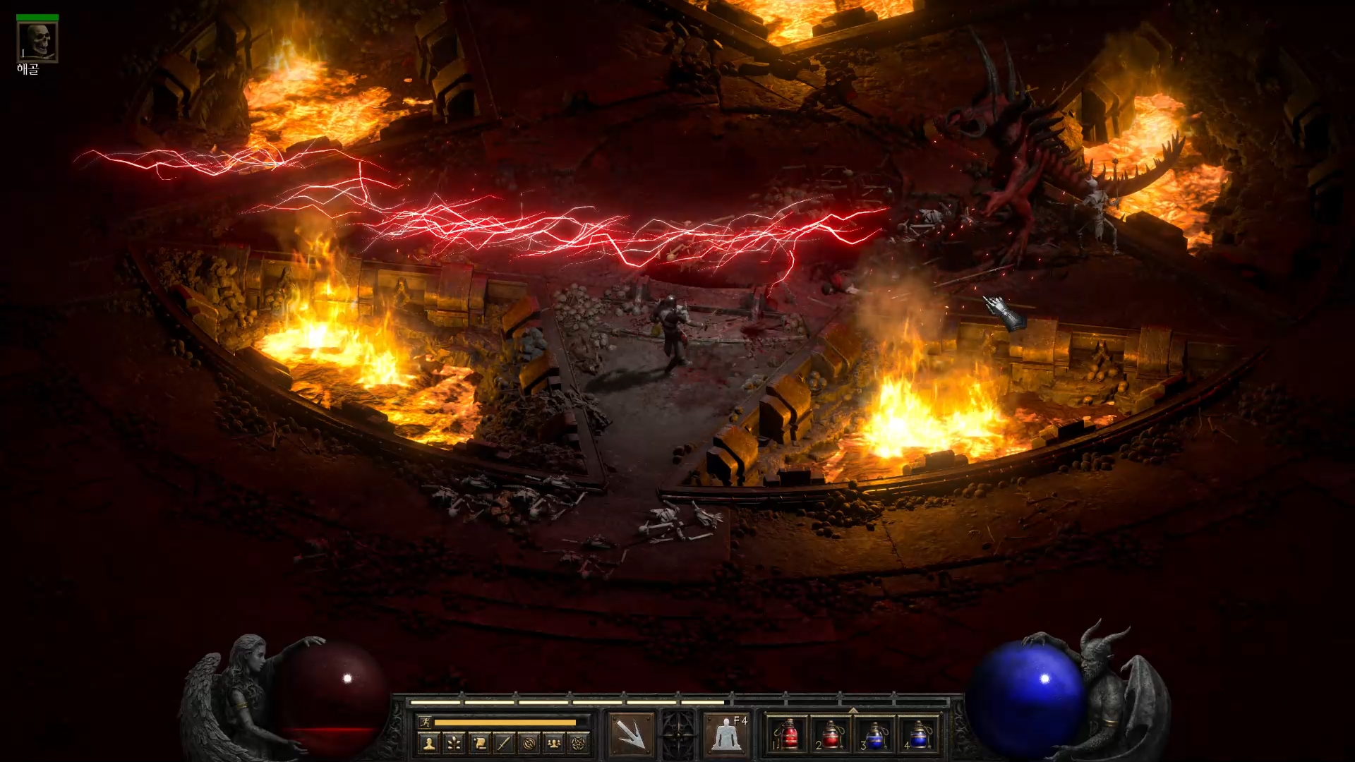 디아블로2 레저렉션 강령술사 디아블로 공략