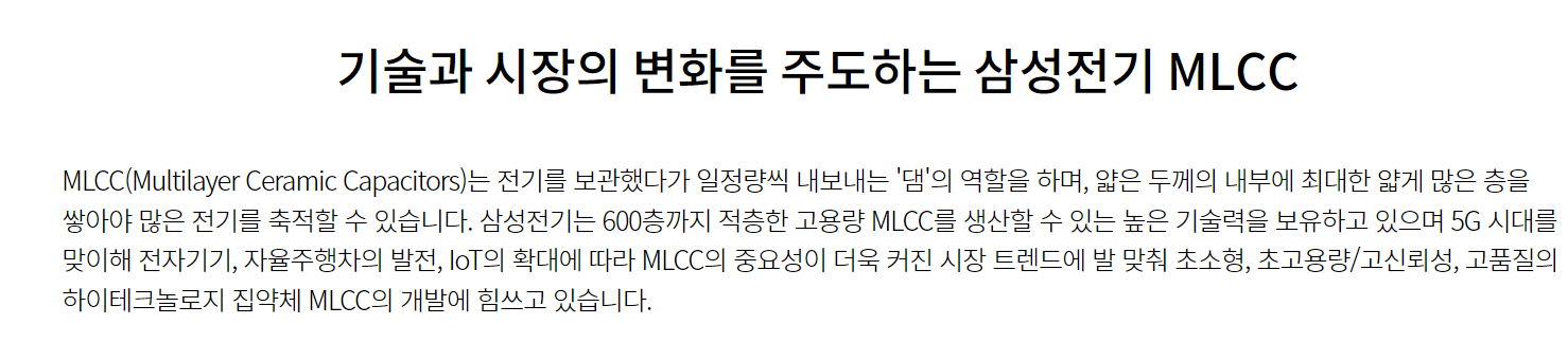 삼성전기 MLCC