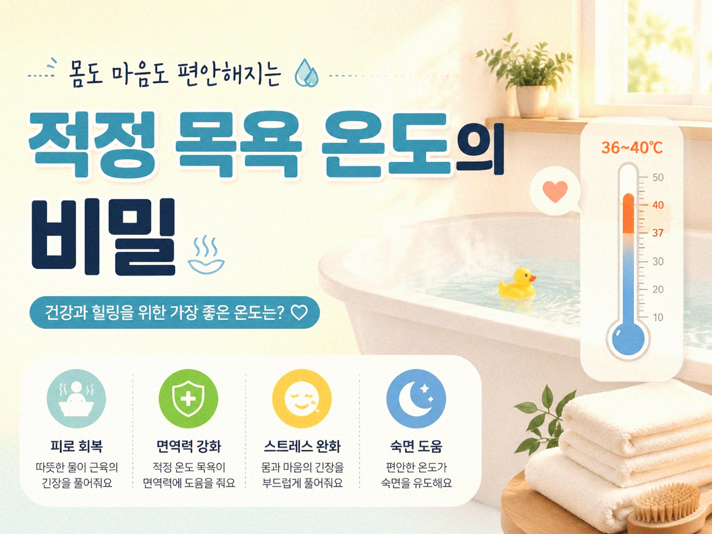 따뜻한 물 목욕, 숙면에 얼마나 좋을까