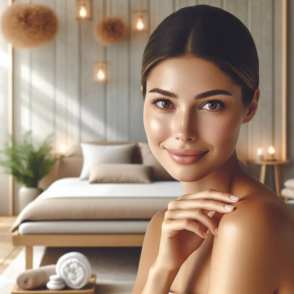 피부,체형관리 샵 배경