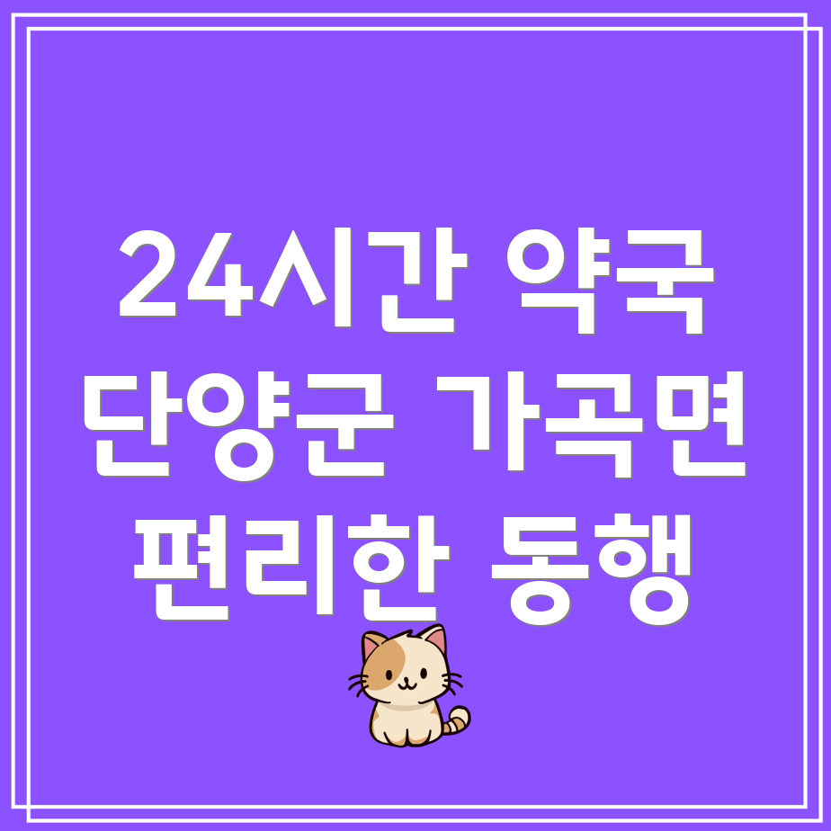 24시간 약국