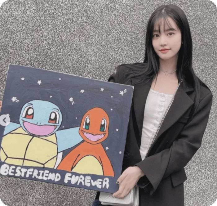 이다인언니-이유비-저작권논란-포켓몬스터그림