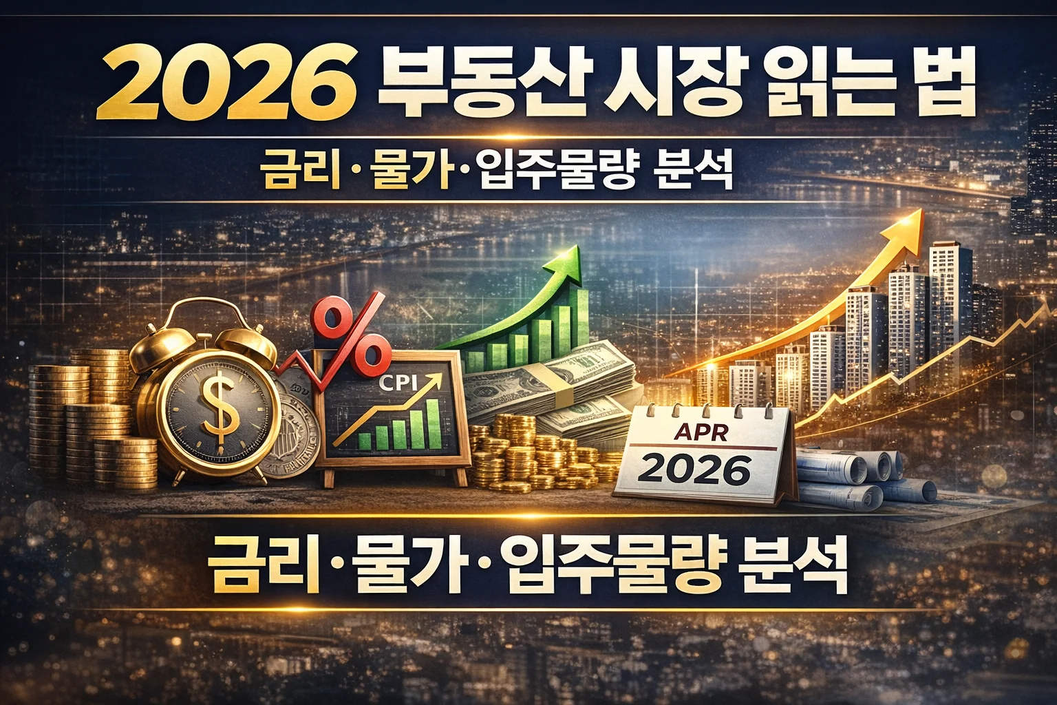 2026_부동산_시장_전망_완전판
금리·물가·입주물량_+_대출규제·정책_변수까지_반영한_시장_해석법