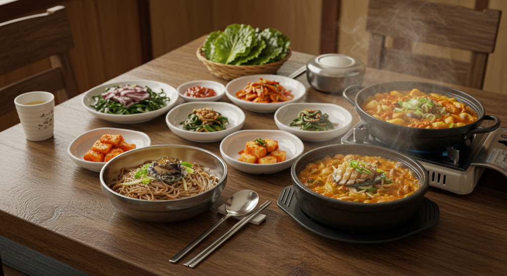 제주 현지인들이 즐겨 찾는 고기국수, 몸국, 전복 뚝배기 등 로컬 음식