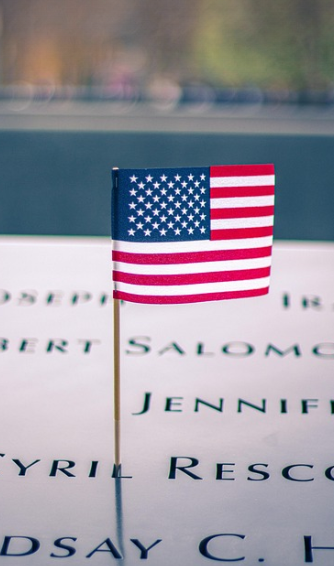 미국 국기의 모습