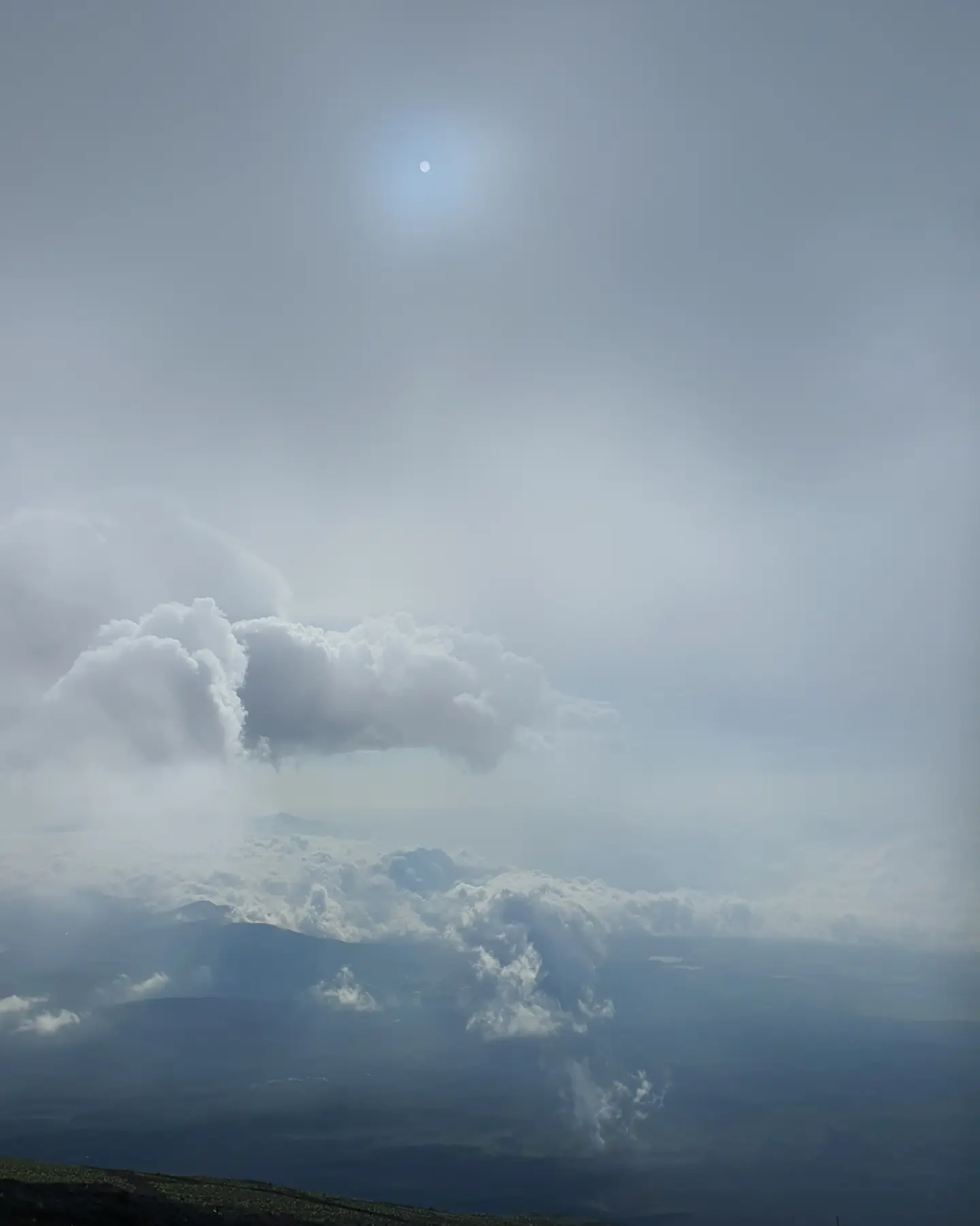 후지산 햇살
