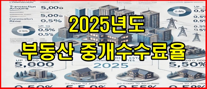 2025년 부동산 중개수수료율