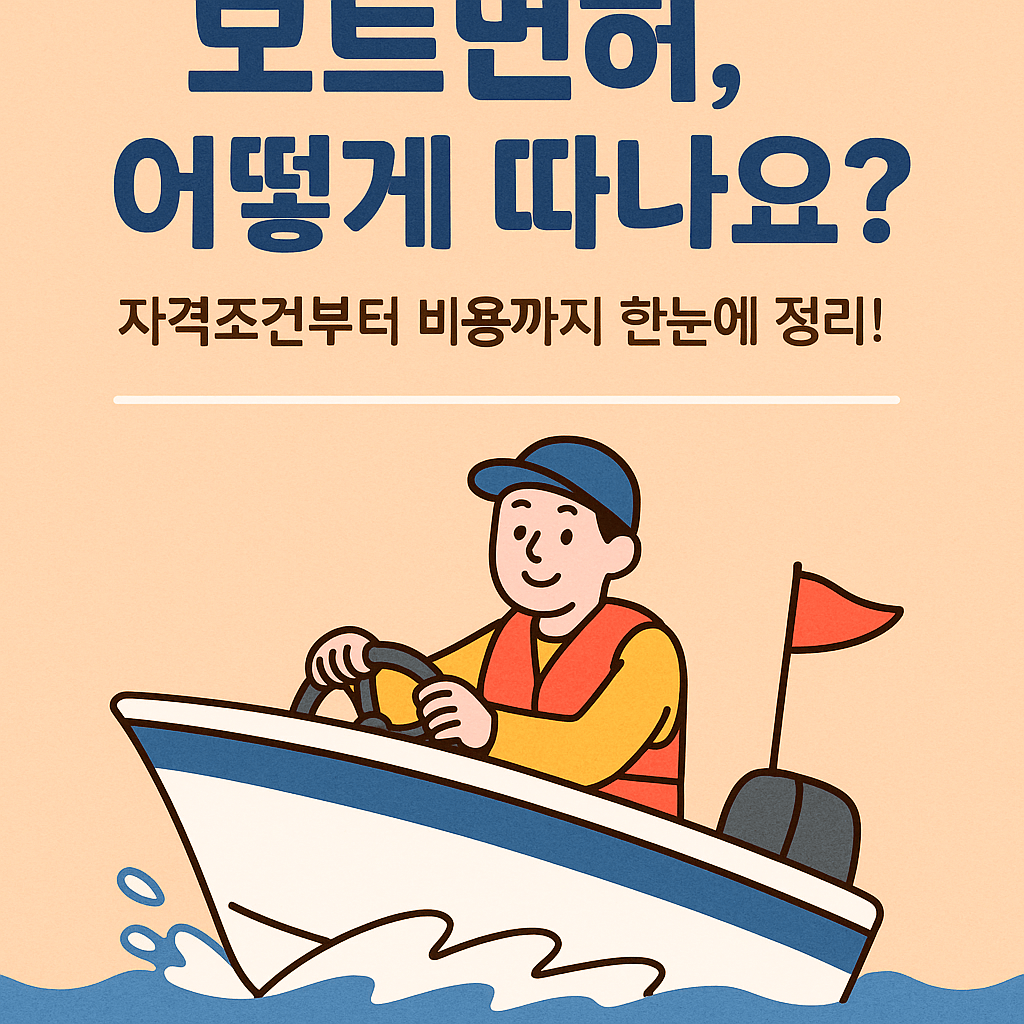보트면허 따는 법 &amp; 비용 총정리