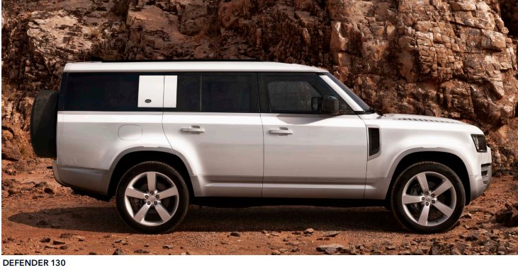 랜드로버디펜더130크기