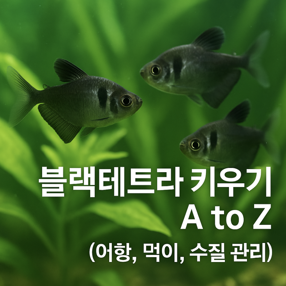 블랙테트라 키우기 A to Z (어항, 먹이, 수질 관리)