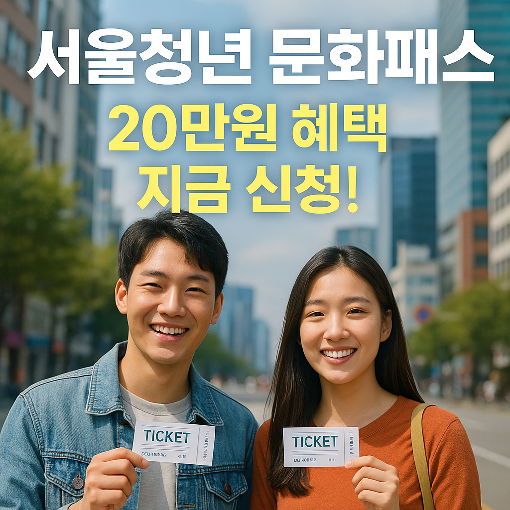 서울 청년 문화 패스 혜택