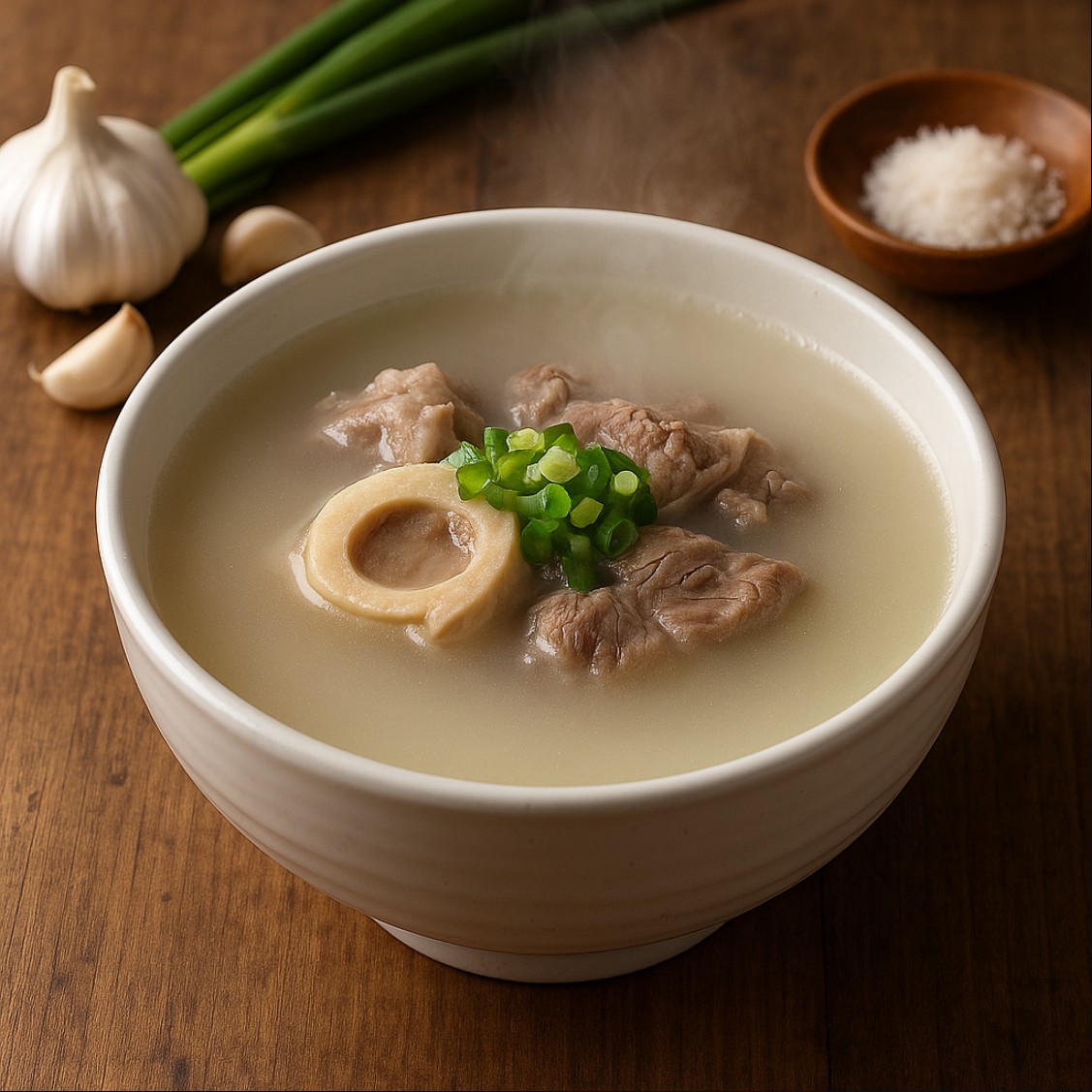 콘드로이친 음식 - 사골탕 국물 건강식 이미지