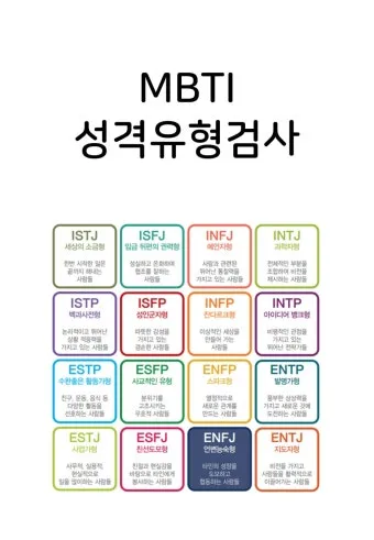 MBTI 성격유형별 해석 및 궁합·특징 정리표 완전 가이드_9