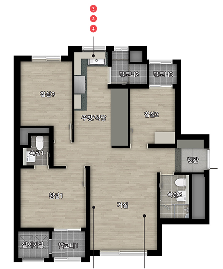 힐스테이트-관악센트씨엘-평면도-58B