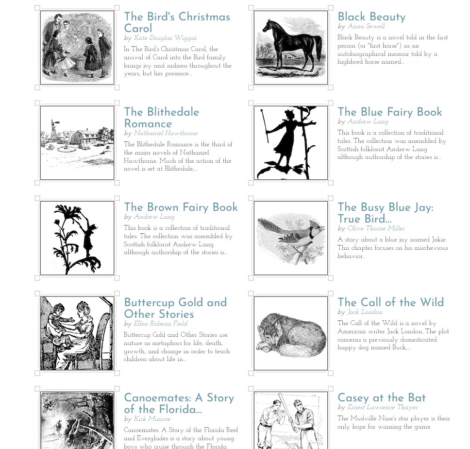 Lit2Go 작품리스트 2