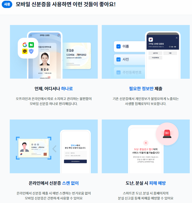 2024년 모바일운전면허증 발급