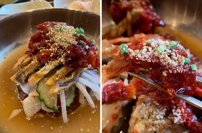 교동면옥 명태회무침