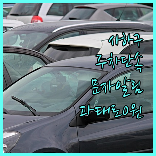부산 사하구 불법 주정차 문자 알림 ..