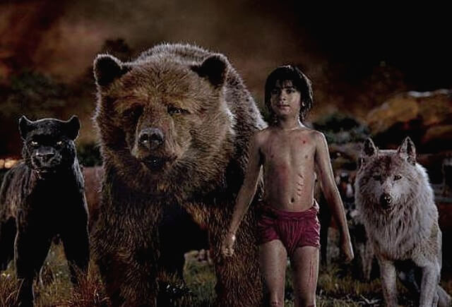 디즈니 실사 영화 <정글북> 한 장면