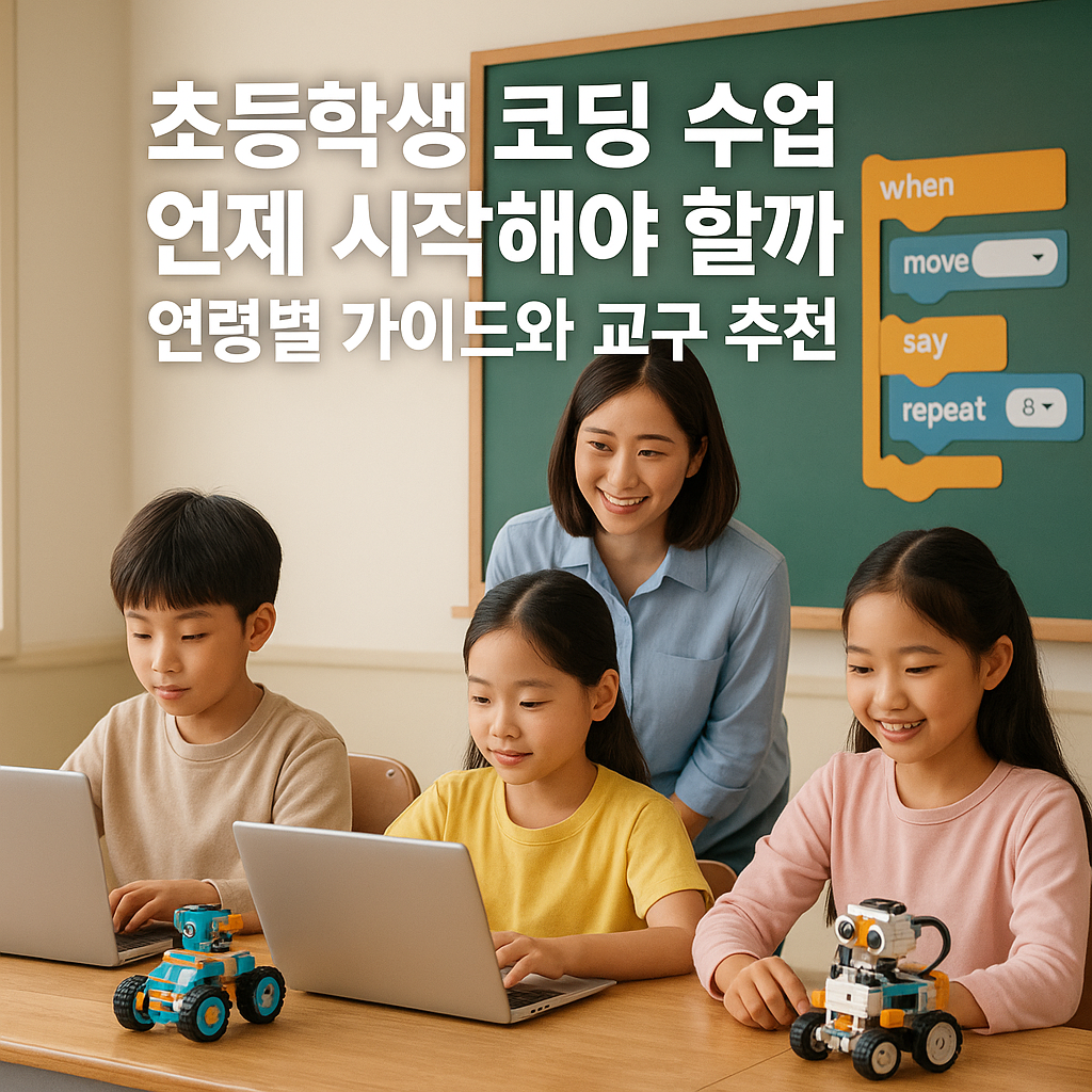 초등학생 코딩 수업 언제 시작해야 할까 연령별 가이드와 교구 추천