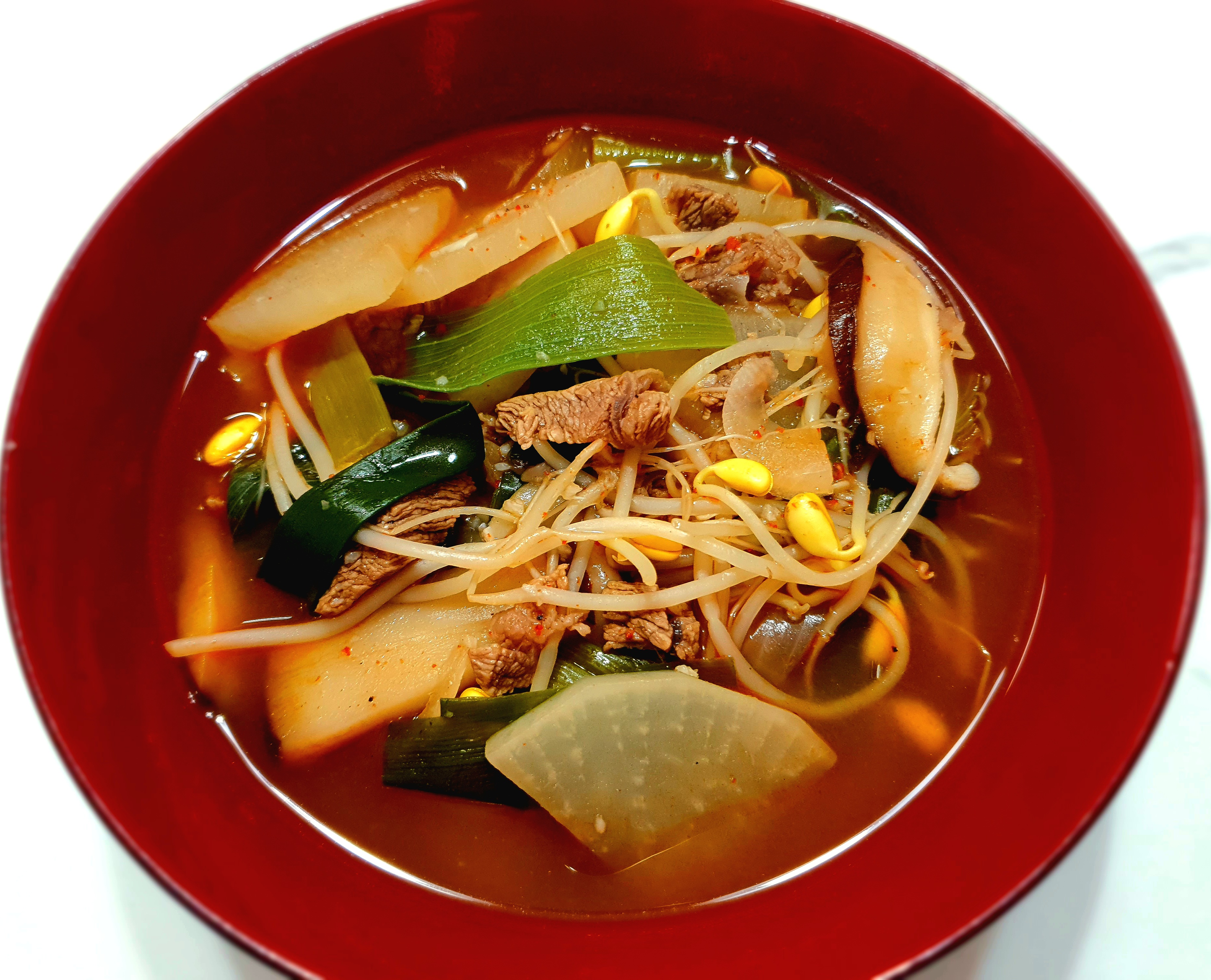 콩나물을-넣은-개운한-소고기-해장국-만들기를-공유합니다.