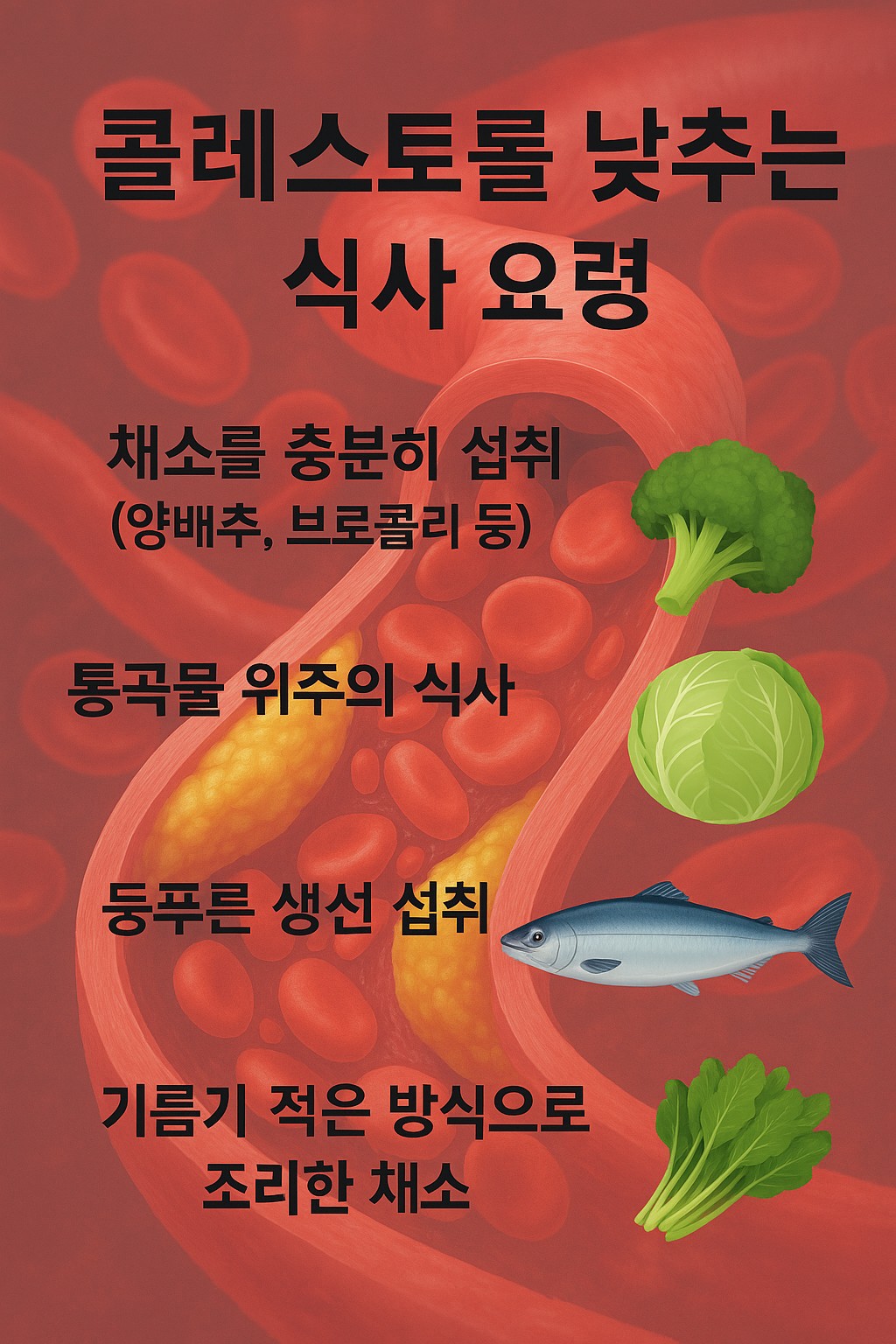 콜레스테롤 낮추는 식사 요령