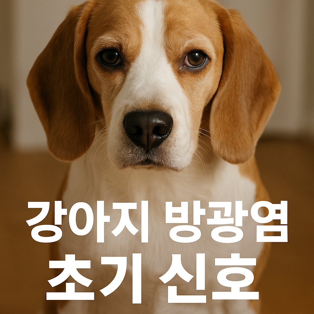 강아지 방광염 초기신호, 실사형 이미지