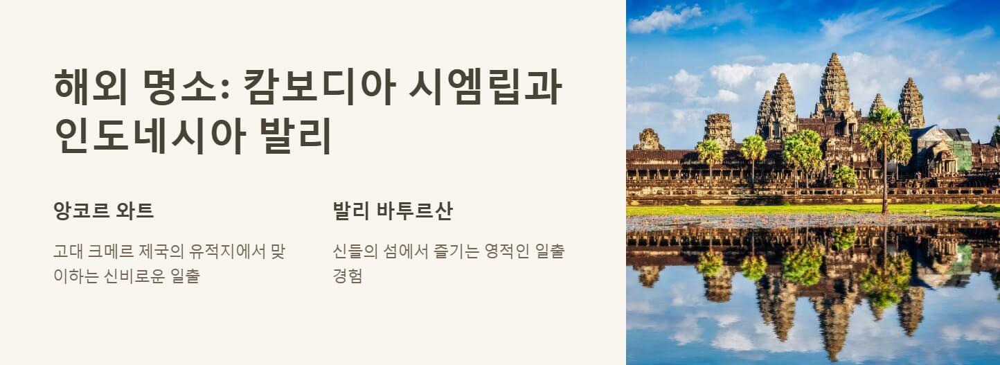 새해 일출여행